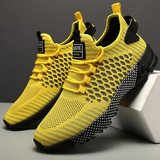 Mens Running Shoes 2025 Mens Sneakers Shoes Mesh Breathable Outdoor Tennis Walking Training Shoes for Men Plus Size 40-47