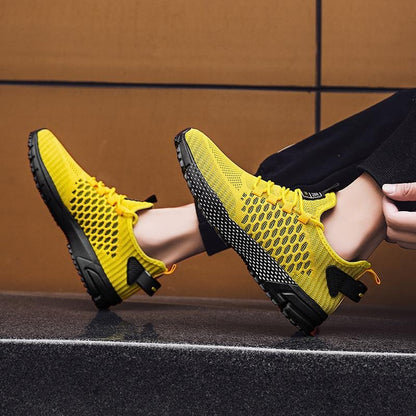 Mens Running Shoes 2025 Mens Sneakers Shoes Mesh Breathable Outdoor Tennis Walking Training Shoes for Men Plus Size 40-47