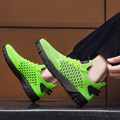 Mens Running Shoes 2025 Mens Sneakers Shoes Mesh Breathable Outdoor Tennis Walking Training Shoes for Men Plus Size 40-47